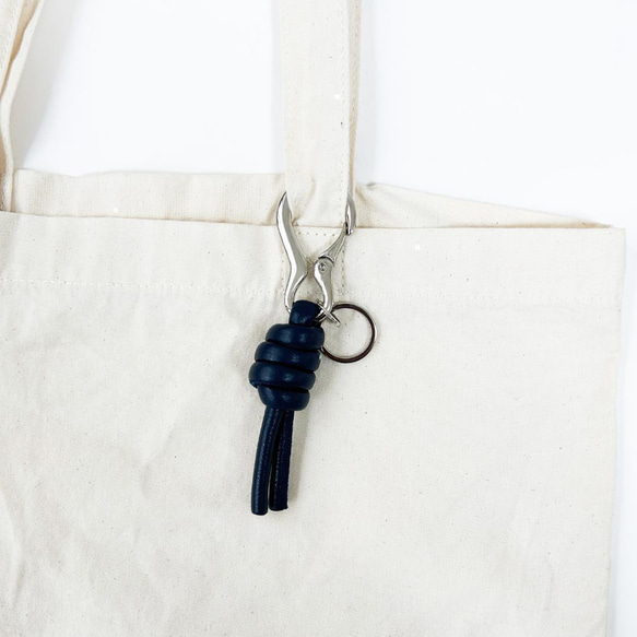 Fat Key Ring /【NAVY】 7枚目の画像