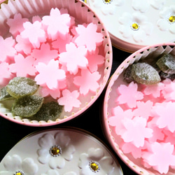 『Creema限定新作』「桜ハンドメイド2024」桜のアイシングクッキーと桜の寒氷※クッキー缶　白砂糖不使用身体に優しい 3枚目の画像