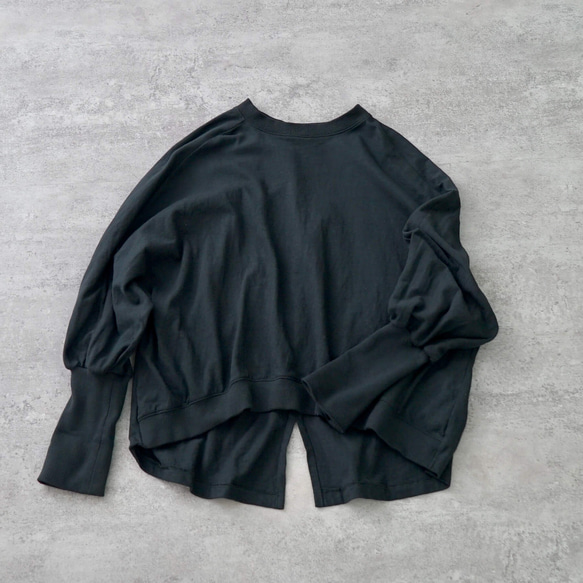 【福袋】蝙蝠衛衣/黑色+氣球褲/棕色 第11張的照片