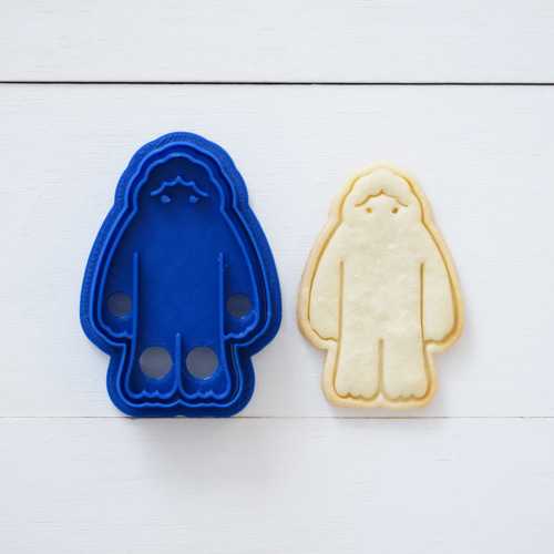 イエティ（スタンプ付き） クッキー型・クッキーカッター クッキー型