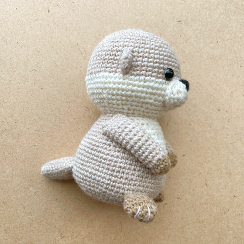 カワウソのあみぐるみ／Sサイズ あみぐるみ リトルえふ 通販 17347321  