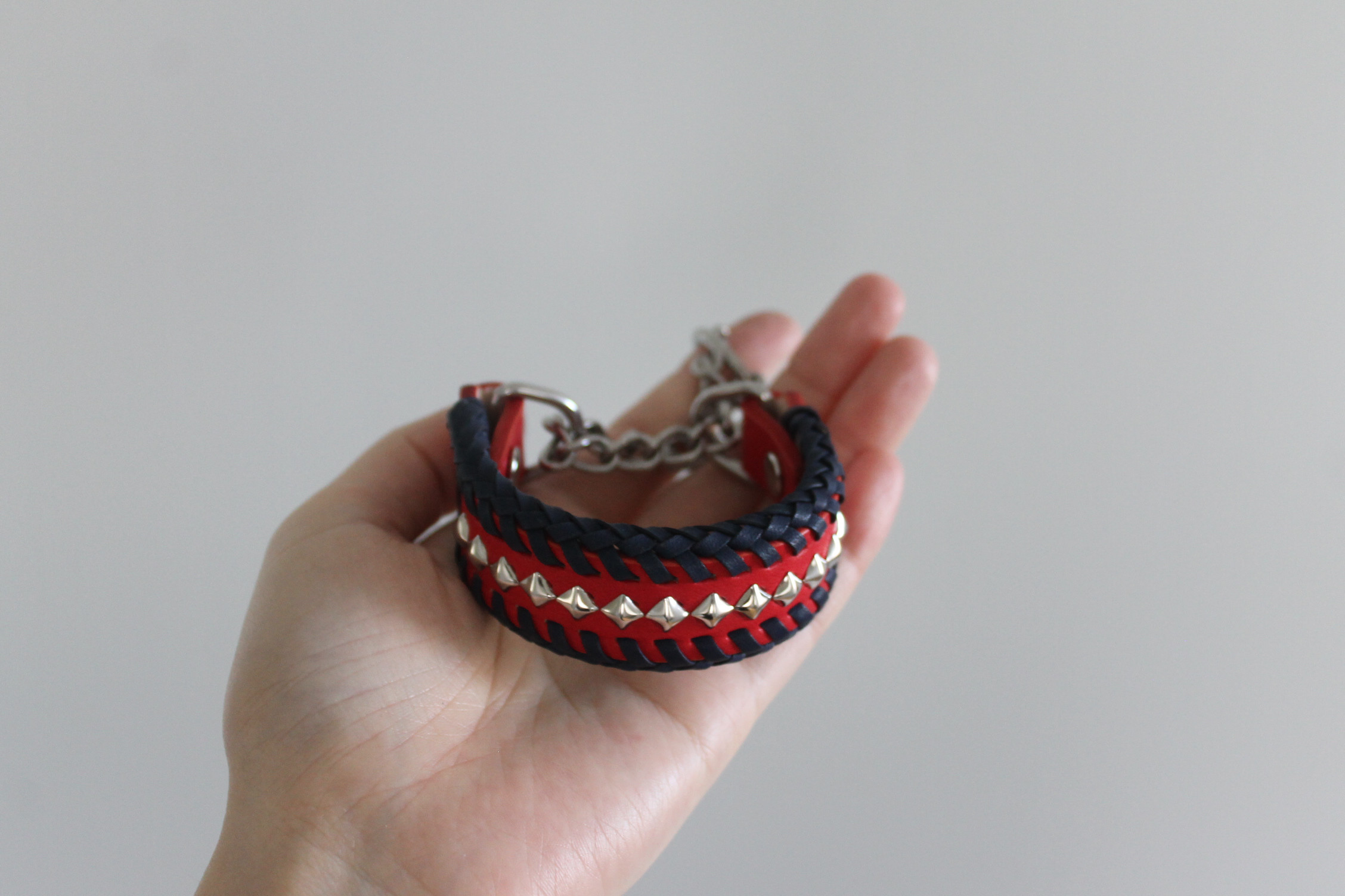 超小型犬用ハーフチョーク(パターン：アーガイル)