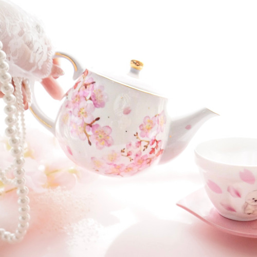 春うらら〜桜のティーポット〜 ポット・急須 ❤︎Blanche Neige