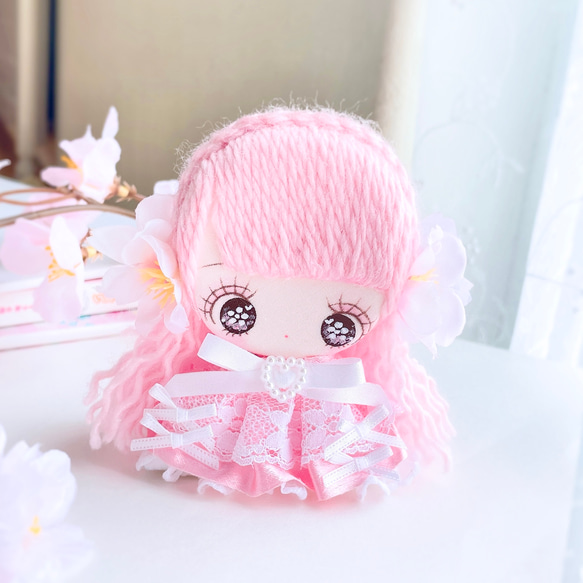 桜の妖精コレクション” ミニドール 人形 桜 手作り人形 春 その他人形