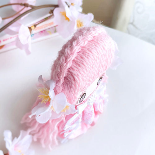 カントリードール♡ハンドメイド♡お人形♡お花柄アイボリーピンク♡ カントリードールハンドメイド人形 【公式通販】