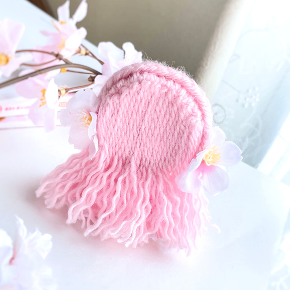 “桜の妖精コレクション” ミニドール 人形 桜 手作り人形 春 7枚目の画像