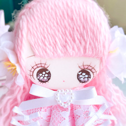 “桜の妖精コレクション” ミニドール 人形 桜 手作り人形 春 3枚目の画像