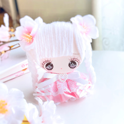 “桜の妖精コレクション” ミニドール 人形 桜 手作り人形 春 1枚目の画像