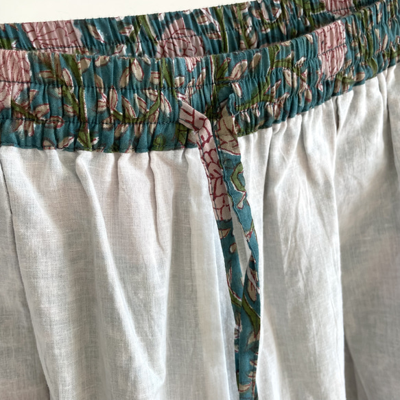 【96cm丈】Skirt Pants | Emerald 7枚目の画像