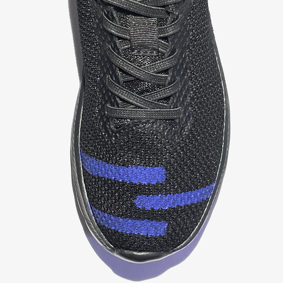 超輕帶線條運動鞋（全黑）22.5cm至28.0cm 線條顏色半定制 第7張的照片