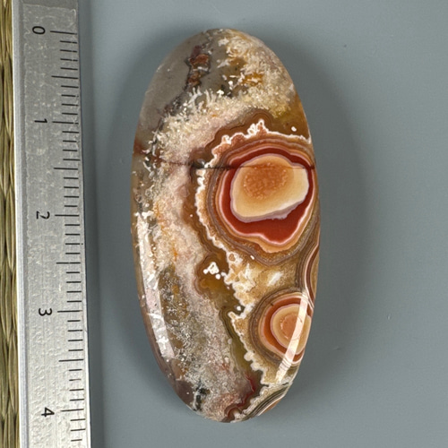 クレイジーレースアゲート 41.5ミリ ルース nl9360 天然石 pinky