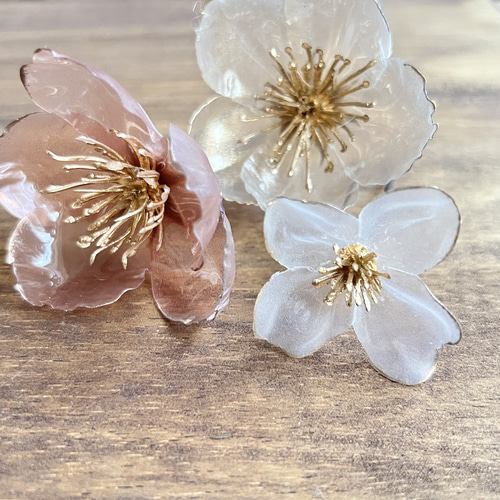 オーガンジーリボン【あじさいカラーが選べる】プリザーブドフラワーの