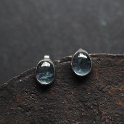 aquamarine silver pierce (yokuu) 3枚目の画像