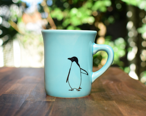 ペンギンBIGマグ☆ミント（単品） マグカップ くらしをあそぶ展 通販