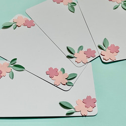 桜の花　メッセージカード　10枚セット 1枚目の画像