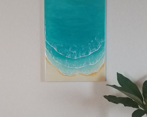 送料無料】 Hawaiiの海「ワイキキ」 海 波 パネル アート