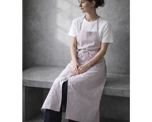 ふっくら厚み2倍のとろみダブルガーゼの前スリット美シルエット