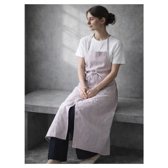 ふっくら厚み2倍のとろみダブルガーゼの前スリット美シルエット