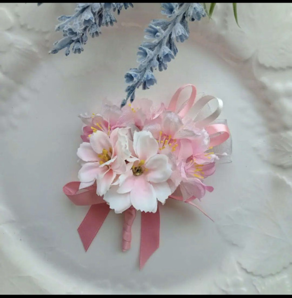 満開のさくら☆桜のブートニア 3枚目の画像