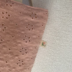 刺繍生地の春バッグ＊ 3枚目の画像