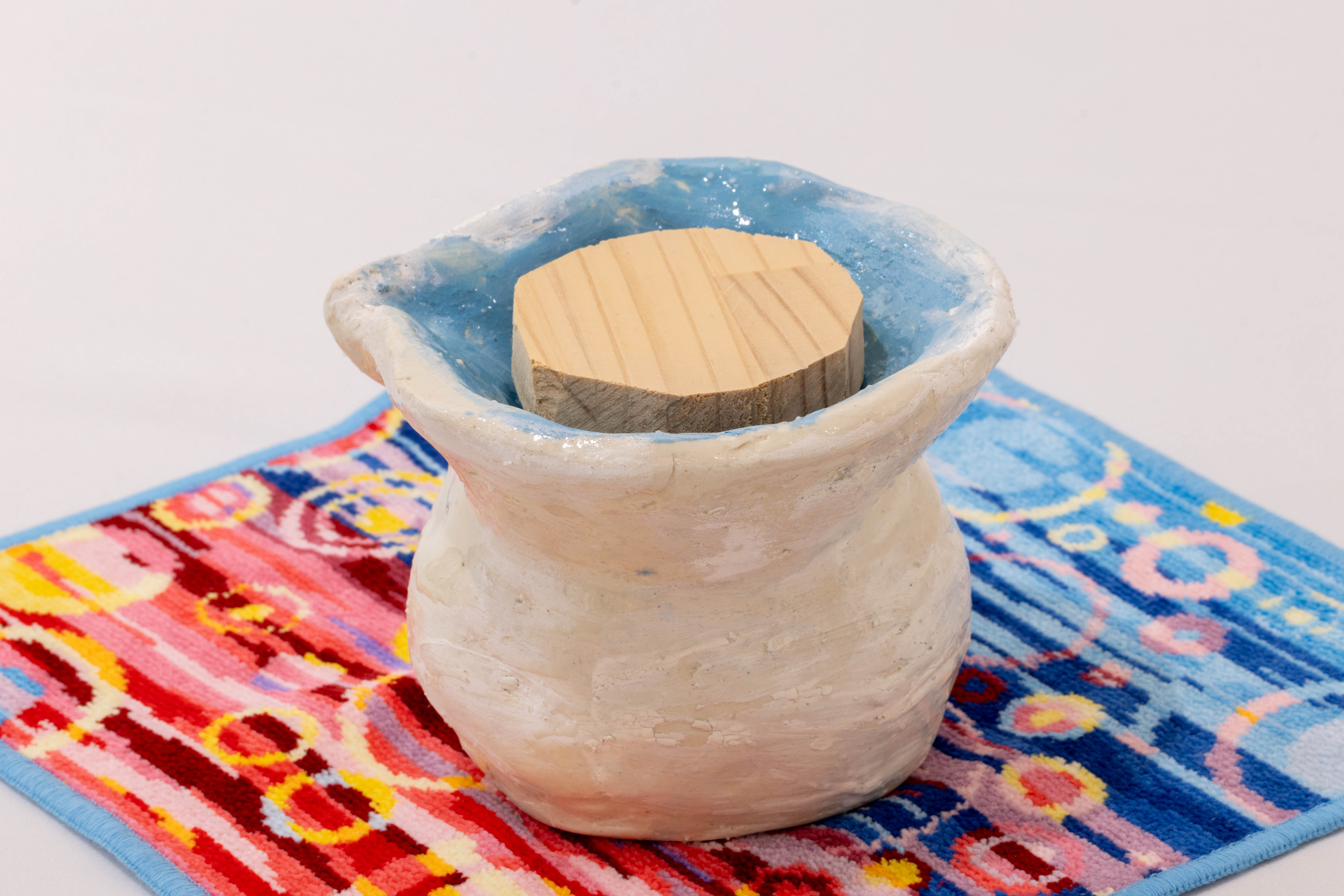 ハイカラな水差し　陶芸