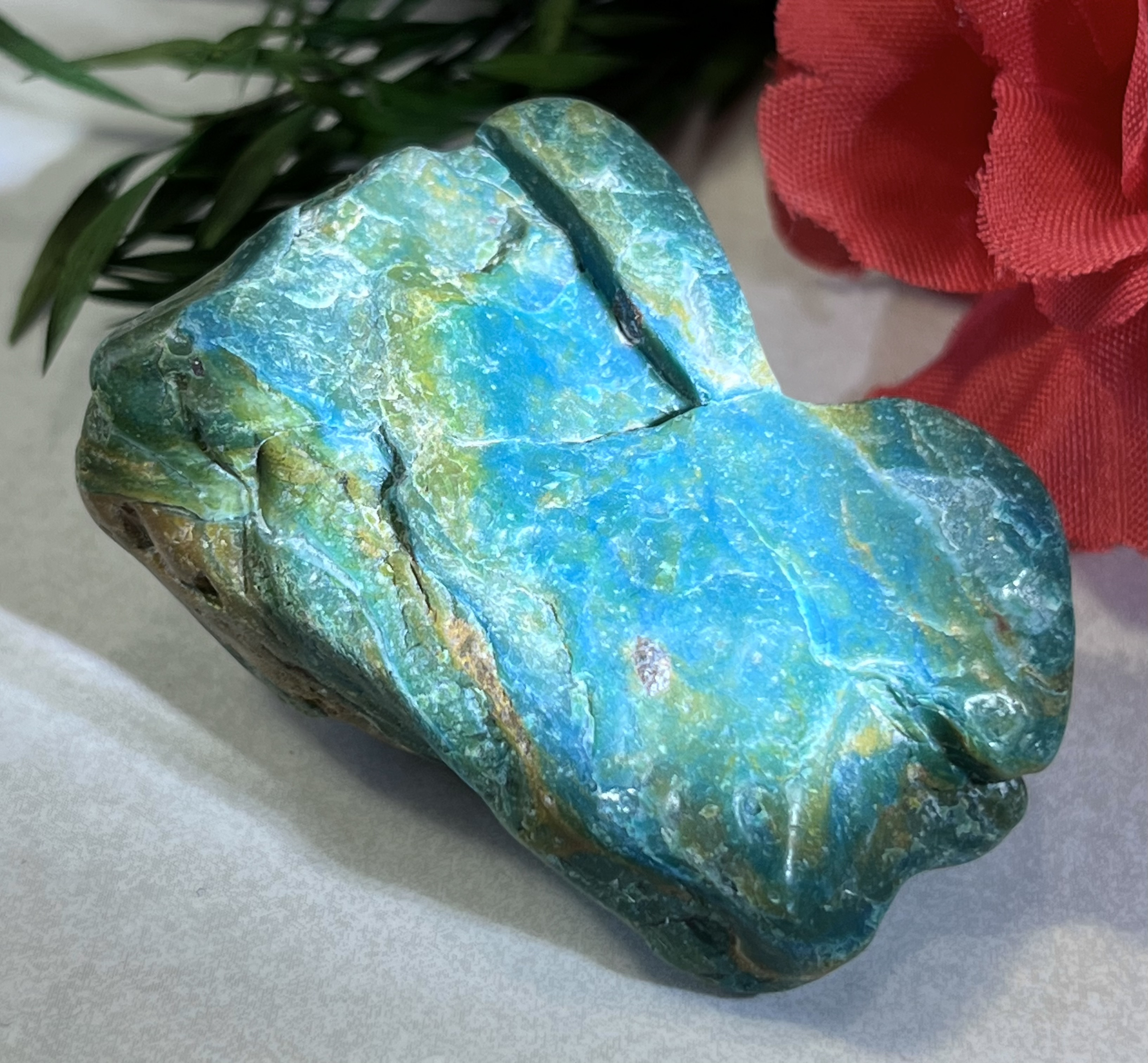 幸運を呼び込む✨ ブルー　オパール　ラフストーン　原石 4,555円