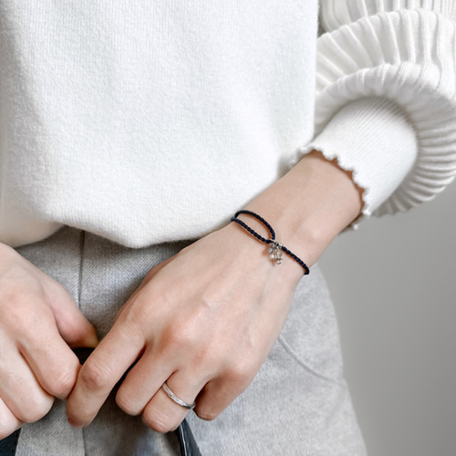 静電気防止ブレスレット * 七色の白露 / 星月夜 * ギフトラッピング