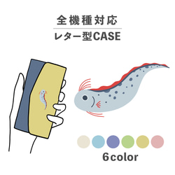 魚皇帶魚深海海洋生物智慧型手機殼適用於所有型號字母型儲存鏡子 NLFT-BKLT-19i 第1張的照片