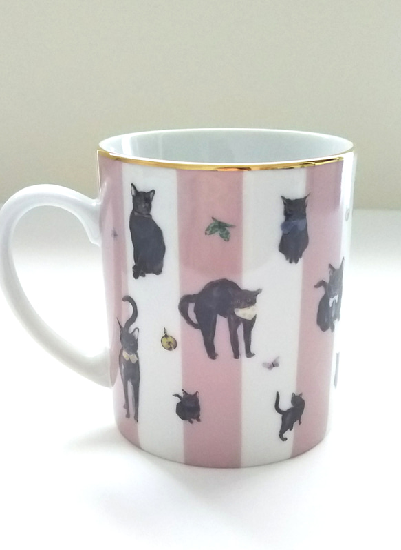 白猫Loveマグカップ、黒猫Loveマグカップ(各3000円) 10枚目の画像