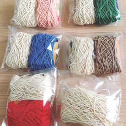 《20%OFF》【編み物キット】ぐるぐる編みのコースター 7枚目の画像