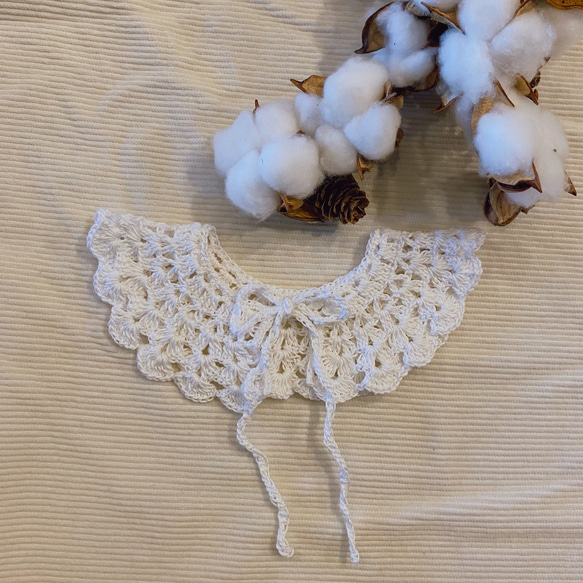 フランスアンティークレース　手刺繍　ベビー　子供用　レース襟 フランスアンティークレース手刺繍ベビー子供用レース襟