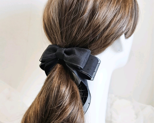 MARS　マーズ　リボン　シュシュ　ヘア　カフス　レース MARS マーズ リボン シュシュ ヘア カフス レース ヘアアクセ