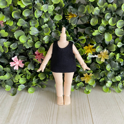 JANAYA  オビツ11 ob11服　タンクトップ　黒色/白色/グレー　　翌日発送 3枚目の画像