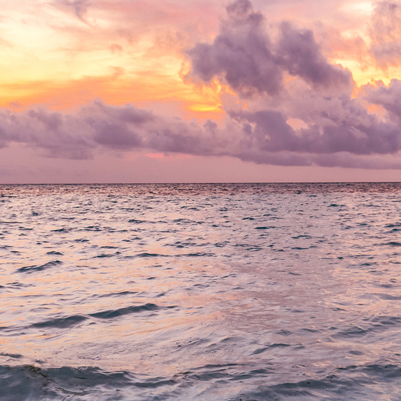 海辺の夕暮れ 静寂 水平線 インテリアポスター 海外アート / 5327 6枚目の画像