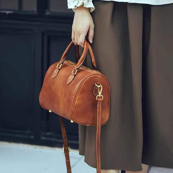 ボストンバッグ トラベルバッグ レザー 本革 牛革 レディース