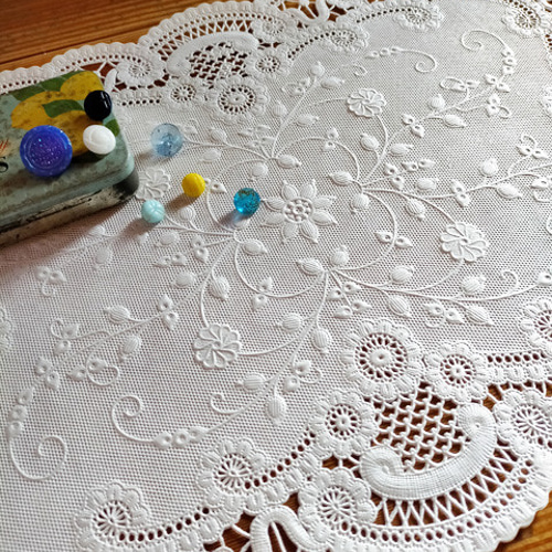 Vintageアメリカレースペーパー 1枚 プレイスマットサイズ