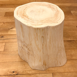 Hinoki  Wood  Stool  No.594 1枚目の画像