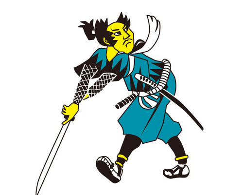 手描き武士風キャラクター絵画 1378f250b3bb01cf78f24fb5465cda