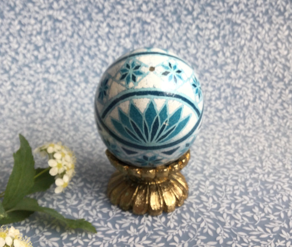 イースターエッグ(PYSANKY)  本物の卵です(๑˃̵ᴗ˂̵) 6枚目の画像