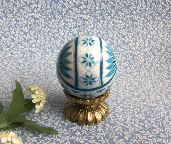 イースターエッグ(PYSANKY)  本物の卵です(๑˃̵ᴗ˂̵) 7枚目の画像