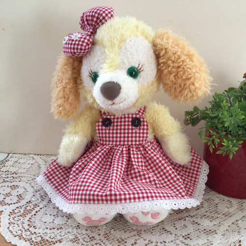 ステラルー　クッキーアンコスチューム　1236 クリスマスコスチューム　赤ベロア ステラルー クッキーアンコスチューム 1236 クリスマス