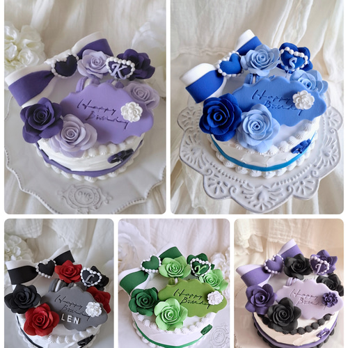 クレイケーキ フェイクケーキ ドーリーブラック 雑貨・その他 Fiori