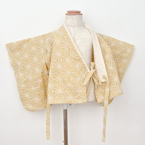 ハンドメイド ベビー袴(麻の葉ブラウン×ホワイト) ベビー袴 麻の葉柄 栗色 / 70㎝.80㎝ ベビー服 Romly 通販