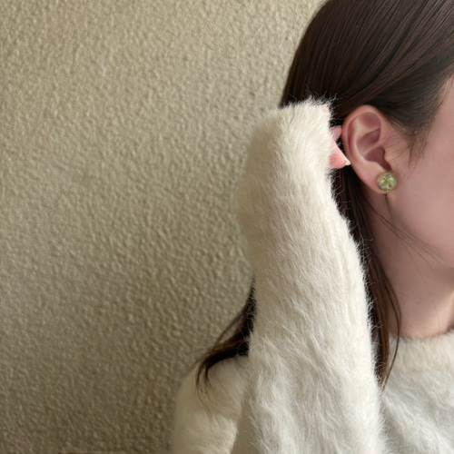 キャンディピアス イヤリング(かすみ草) 指輪・リング toumin 通販 