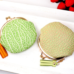 メロンなカードケース（牛革製名刺入れ） 名刺入れ・カードケース