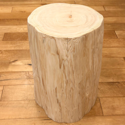 Hinoki  Wood  Stool  No.596 2枚目の画像