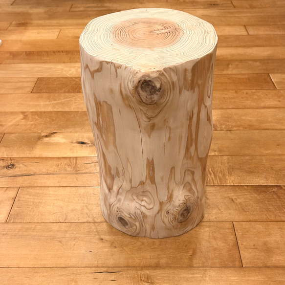 Sugi  Wood  Stool  No.598 1枚目の画像