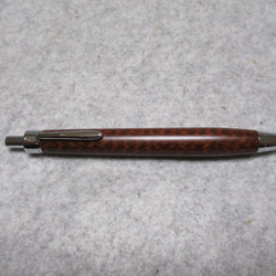 スネークウッド　世界的銘木  キヌカオイル仕上げ　木軸ボールペン(シャープペンシル)　 1枚目の画像