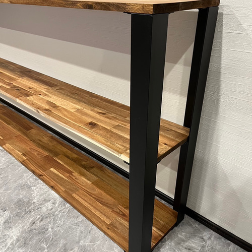 オーダーアイアンシェルフ アイアンシェルフ】 ⭐︎サイズオーダー可能⭐︎ 棚・シェルフ・ラック