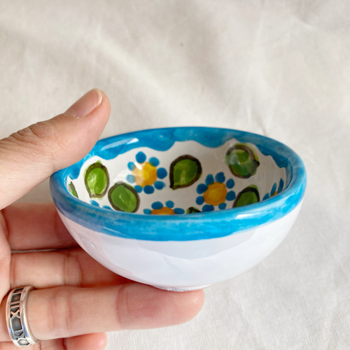 sale]エスプレッソカップ＆ソーサー TAZ025 マヨリカ焼き イタリア陶器